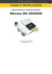 Nikrans BD-300GDW Guide D'installation