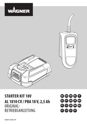 WAGNER AL 1810 CV Mode D'emploi
