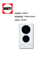 AIRLUX TD20EA Notice D'instructions