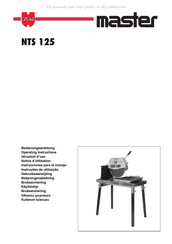 Wurth Master NTS 125 Notice D'utilisation