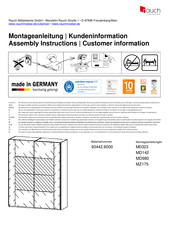 Rauch MD142 Instructions De Montage