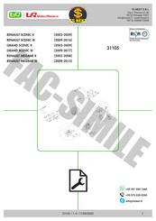 UMBRA RIMORCHI 31105 Instructions De Montage