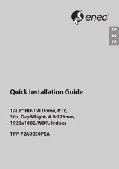 Eneo TPP-72A0030P0A Guide D'installation Rapide