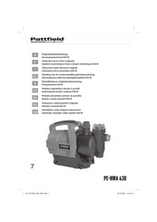 Pattfield Ergo Tools PE-HWA 630 Traduction De La Notice Originale