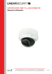 Linear Security CAMERA DOME 700 TVL LSE.CD700VAR Manuel D'utilisation