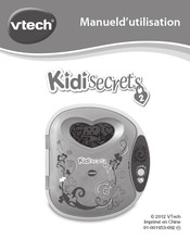 VTech Kidisecrets 2 Manuel D'utilisation