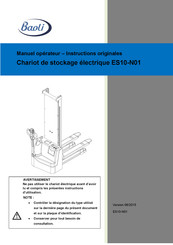 Baoli ES10-N01 Manuel D'opérateur