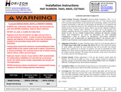 Horizon Global 76645 Instructions D'installation