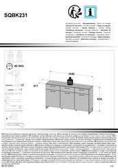 Forte SQBK231 Notice De Montage