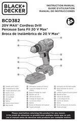 Black & Decker BCD382 Guide D'utilisation