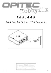 Opitec Hobbyfix 105.445 Installation