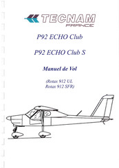 Tecnam P92 ECHO Club S Manuel De Vol