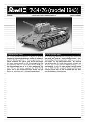 REVELL T-34/76 1943 Mode D'emploi