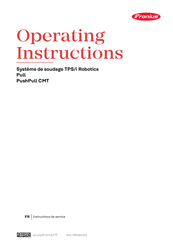 Fronius TPS/i Robotics PushPull CMT Instructions De Service