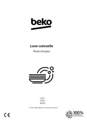 Beko DIN35320 Mode D'emploi