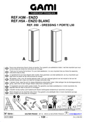 Gami ENZO BLANC H5A 050 Instructions De Montage