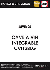 Smeg CVI138LG Mode D'emploi