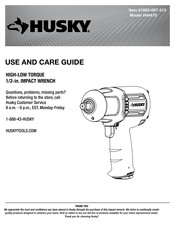 Husky 1003-097-313 Guide D'utilisation Et D'entretien