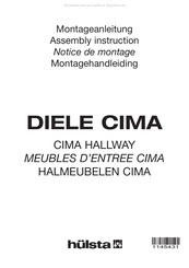 Hülsta DIELE CIMA 61152R Notice De Montage