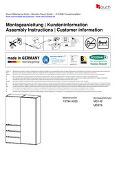 Rauch 19794.4050 Instructions De Montage