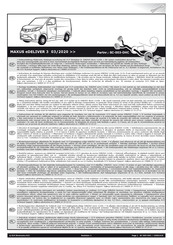 ECS Electronics SC-003-DHC Instructions De Montage