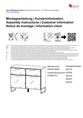 Rauch M2716 Instructions De Montage