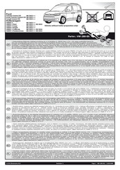 ECS Electronics VW-288-BX Instructions De Montage