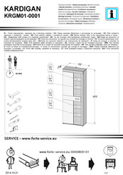 Forte KARDIGAN KRGM01-0001 Notice De Montage