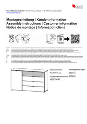 Rauch Kast Apollon AG317.6L00 Notice De Montage