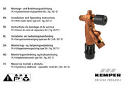 Kemper FK-4 Instructions De Montage Et De Service