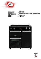 STOVES PGOUR90EIBLK Mode D'emploi