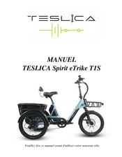 TESLICA Spirit eTrike T1S Manuel De L'utilisateur