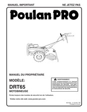 Poulan Pro DRT65 Manuel Du Propriétaire