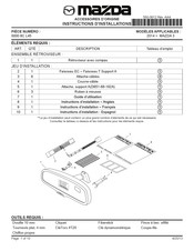 Mazda 0000 8C L45 Instructions D'installation