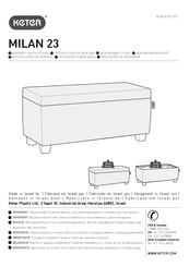 Keter A-2405 Instructions De Montage