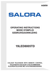 Salora 19LED8005TD Mode D'emploi