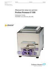 Endress+Hauser Proline Promass U 500 Manuel De Mise En Service