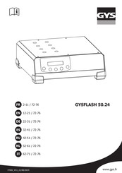 GYS GYSFLASH 50.24 Notice Originale