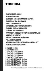 Toshiba 40 WV34 Serie Guide De Mise En Marche Rapide