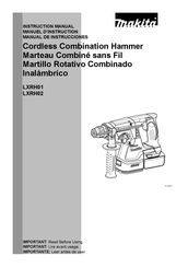 Makita LXRH01 Manuel D'instructions