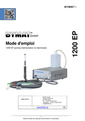 Bymat 1200 EP Mode D'emploi