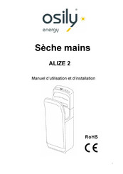 osily ALIZE 2 Manuel D'utilisation Et D'installation