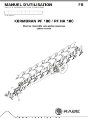 Rabe KORMORAN PF 180 Manuel D'utilisation