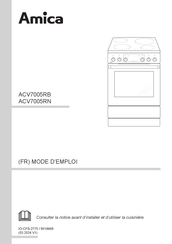 Amica ACV7005RB Mode D'emploi