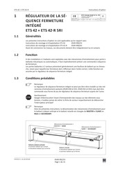 Eco ETS 42-R Instructions De Montage Et D'exploitation