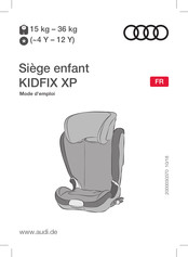 Audi KIDFIX XP Mode D'emploi