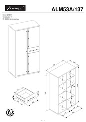 finori ALM53A/137 Instructions D'assemblage