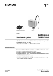 Siemens Symaro QAM2161.040 Mode D'emploi