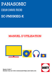 Panasonic SC-PMX92 Mode D'emploi