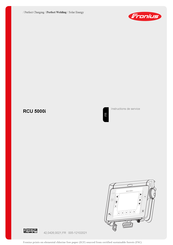 Fronius RCU 5000i Instructions De Service